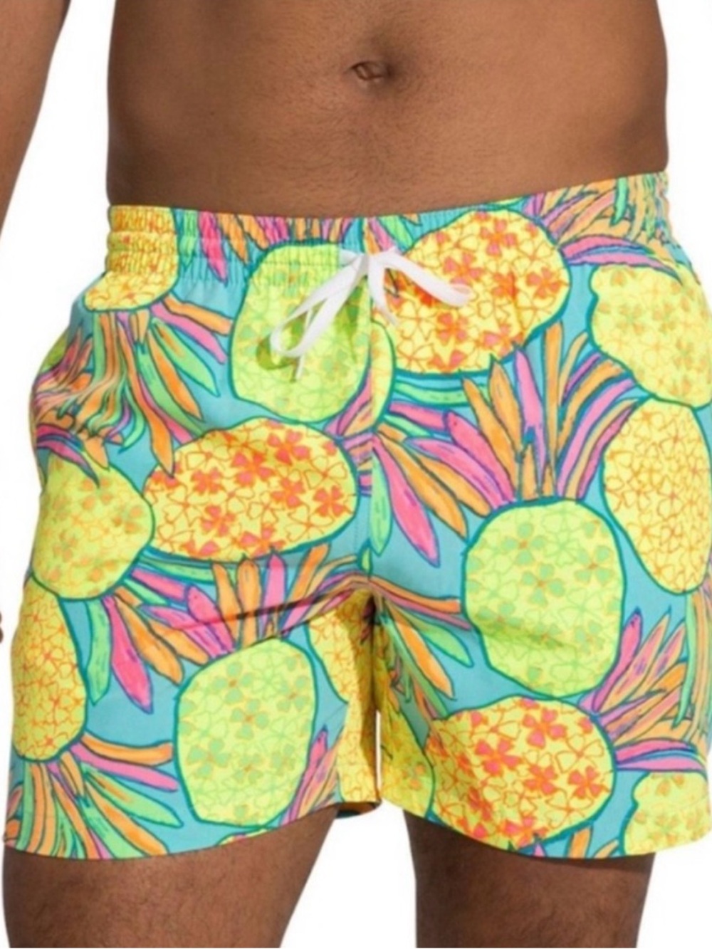 Chubbies The Hooligans Neon Pineapple in size L